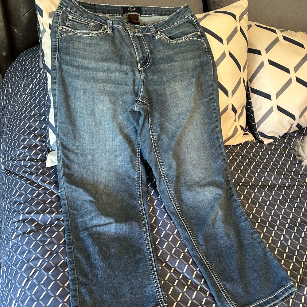 Earl Jeans Women's Light Blue Ankle Jeans